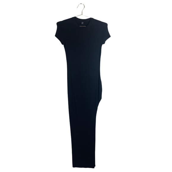SXY Classic Black Thigh Slit Bodycon Dress Size S - Picture 4 of 4